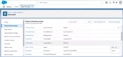 Kuinka luoda mukautettu kenttä SalesForcessa? : Muokkaa ja poista kenttä SalesForce-sovelluksessa