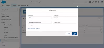 SalesForce: delete user in few easy steps : Save change to deactivate user