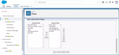 SalesForce: How to activate a flow in the SalesForce flow builder? : Saving the new view