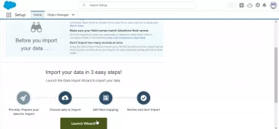 How To Import Data In *כוח מכירות*? (6 options) : Using the *כוח מכירות* data import wizard