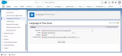 How To Resolve Problems With SalesForce Lightning? : Changing user language is settings