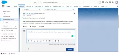 Salesforce Lightning: Cara menggunakan obrolan (dan mengapa)