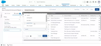 How To Use Filter Logic in Salesforce : Adding a second filter logic to the first one