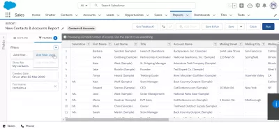 How To Use Filter Logic in Salesforce : Adding a third filter logic