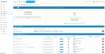 IFIRMA Review: Наскільки добре для польської компанії бухгалтерський облік та CRM? : Завантаження витрат на компанію доказ на інтерфейсі бухгалтерського обліку в Інтернеті