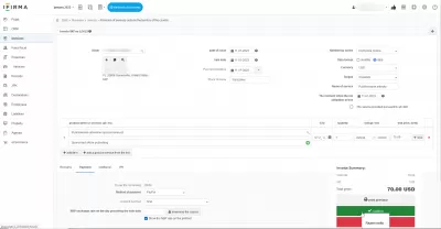 Ifirma Review : 폴란드 회사 회계 및 CRM에게 얼마나 좋은가요? : 온라인 회계 인터페이스에서 VAT-EU 송장 만들기