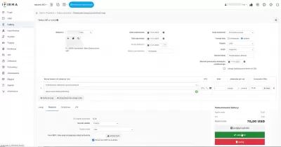 IFIRMA Review: Jak dobrze jest dla polskiej rachunkowości firmy i CRM? : Tworzenie faktury VAT-UE w interfejsie księgowym online