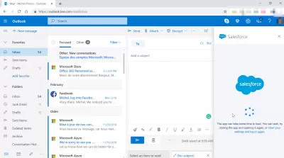 Как да разреша SalesForce не се показва в Outlook?