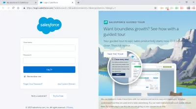 How To Login As Another User In Salesforce? : SalesForce Lightning log on screen